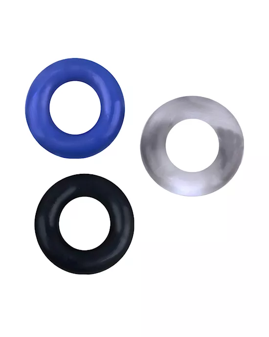 Triple Cock Ring Set