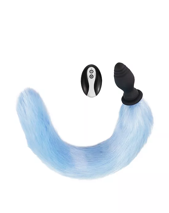 Fox Tail Vibrating Butt Plug
