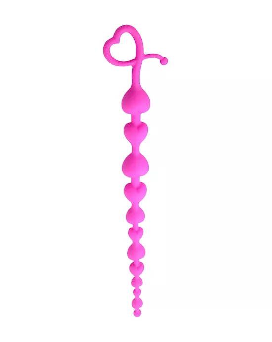 Helix of Hearts Anal Beads