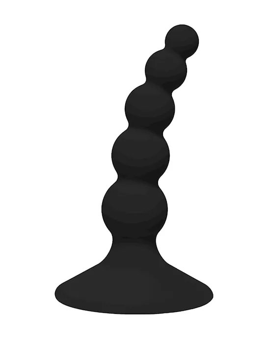 Suction Cup Beaded Anal Plug