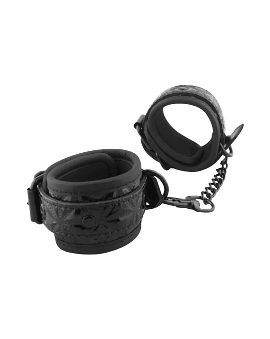 Restrain Me Pyramind Pattern Ankle Cuffs