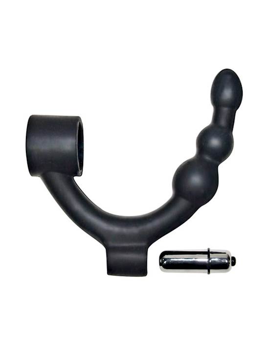 Black Hour Cock Ring and Prostate Vibrator