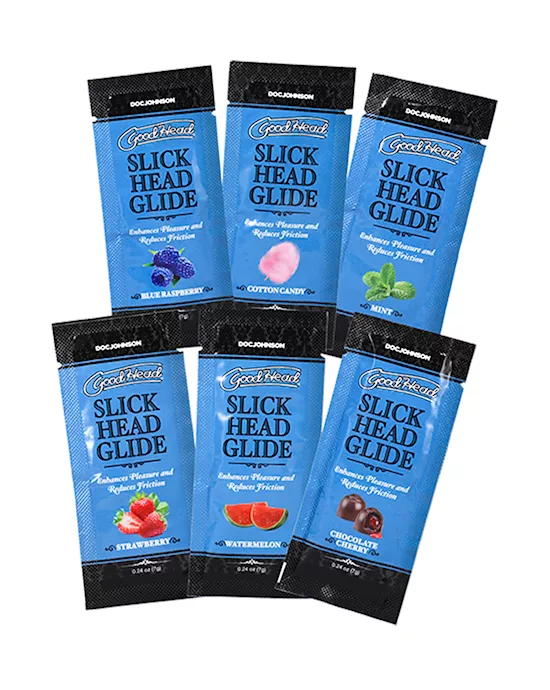 Goodhead Slick Head Glide Gel  6 Pack