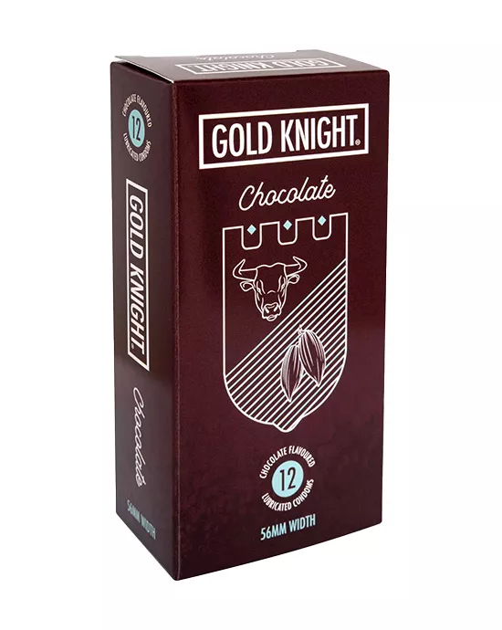 Gold Knight Chocolate Flavoured Latex Condoms