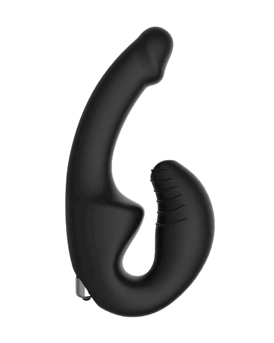 Double Down Vibrating Strapless Strap On