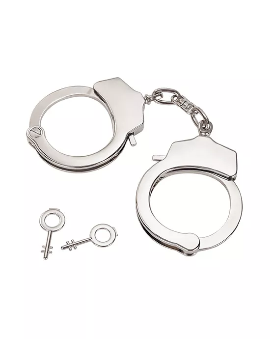 Silver Metal Handcuffs