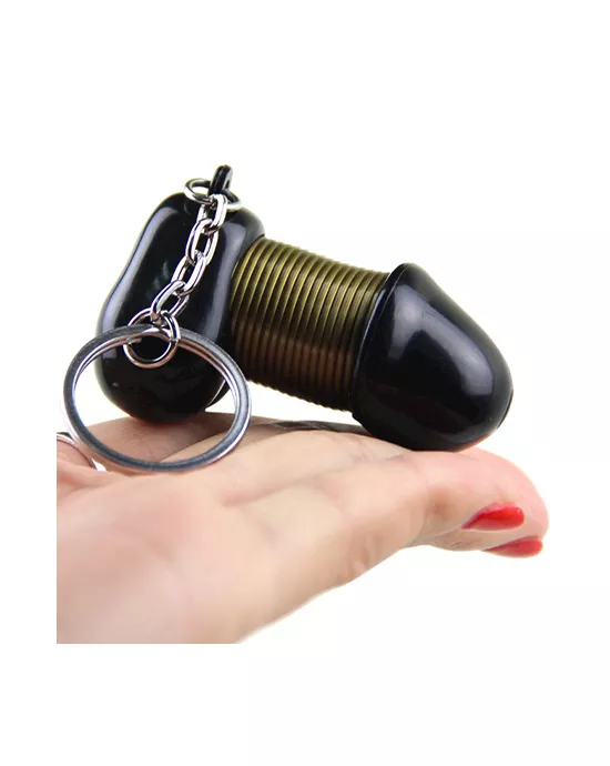 Slinky Cock Key Ring