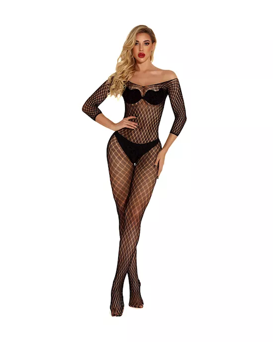 Entice Gingham Goddess Bodystocking