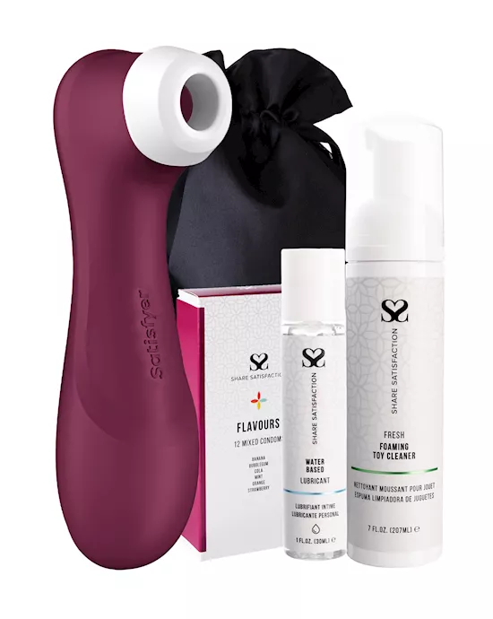 FREE Satisfyer Pro 2 Generation 3  Essentials Bundle