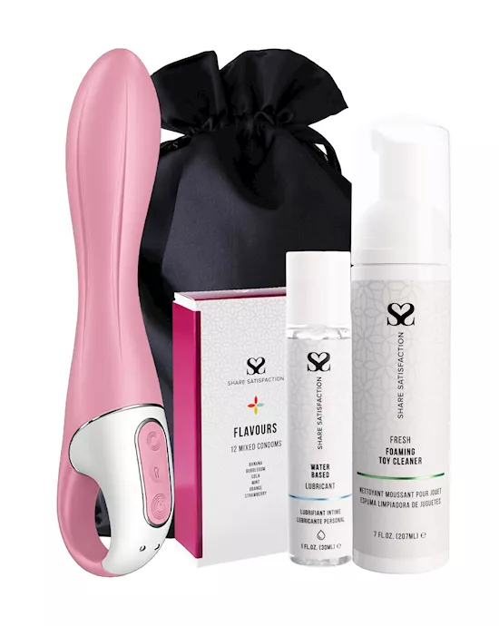 FREE Satisfyer Air Pump Vibrator 2  Essentials Bundle