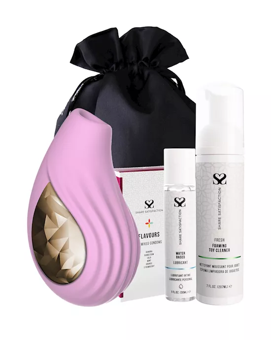 Amore Mermaid Suction Vibrator  Essentials Bundle
