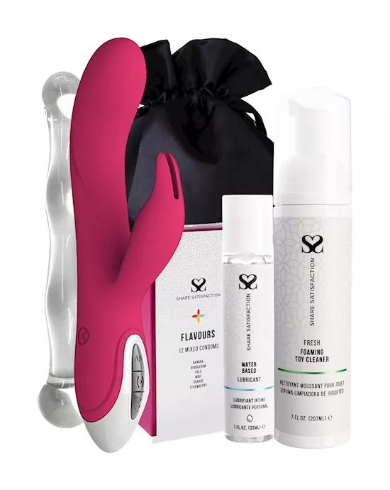 Amore Shapeshifter Rabbit Vibrator  Essentials Bundle