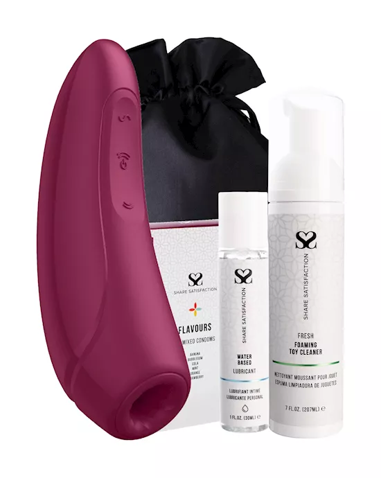 Satisfyer Curvy 1    Essentials Bundle