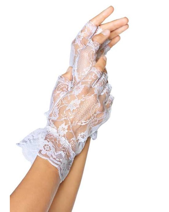 F Less Wrist Ruffle Gloves