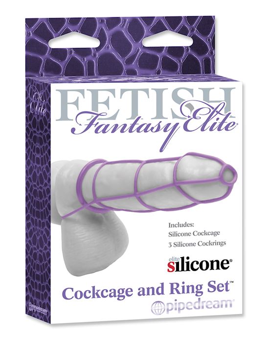 Ff Elite Cockcage & Ring Set