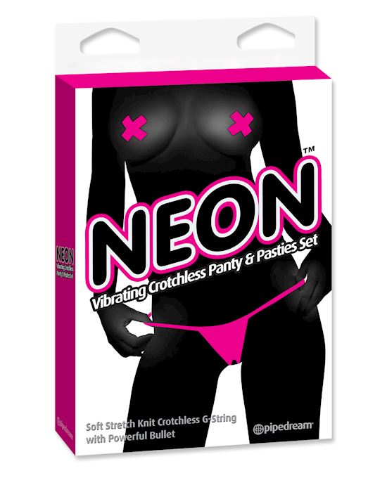 Neon Vibe Panty & Pasty Set