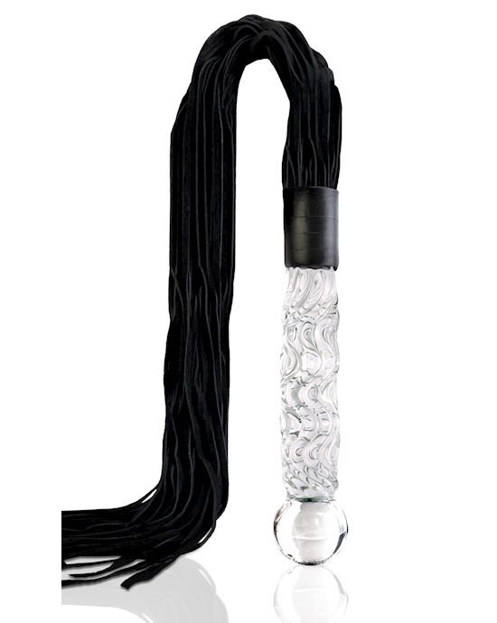 Icicles Hand-crafted Glass Flogger No 38