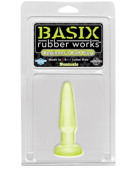 Basix Beginners Butt Plug Glow