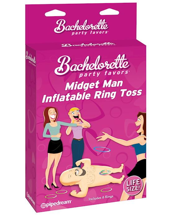 Bp Midget Man Inflatable Ring Toss