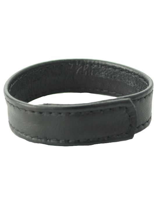 Leather Cock Ring With Velcro
