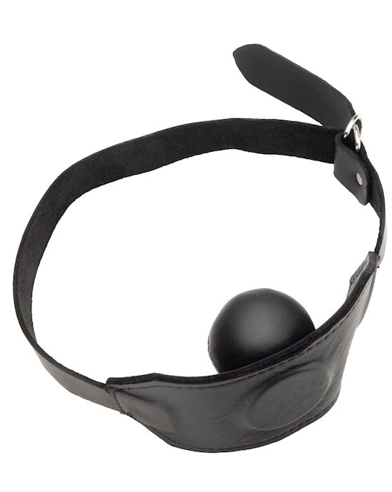 Leather Gag With D Ring