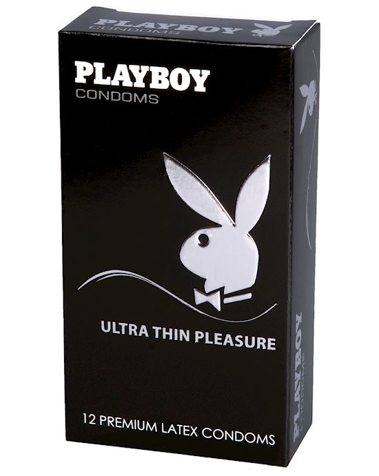 Playboy Condoms Ultra Thin Pleasure 12 Pack