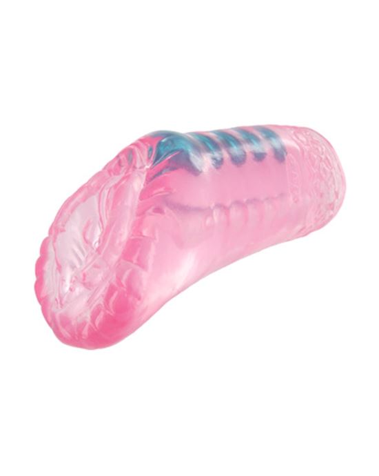 Sexflesh Pink Beaded Pussy Stroker