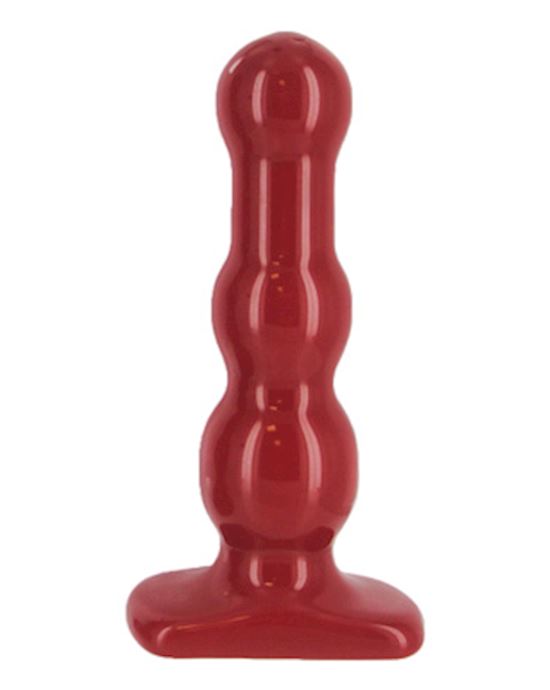 Scarlet Overload Beaded Anal Plug Small