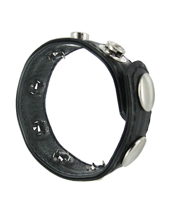 Strict Leather Spiked Speed Snap Cock Ring