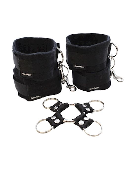 Sportsheets 5 Piece Hog Tie & Cuff Set