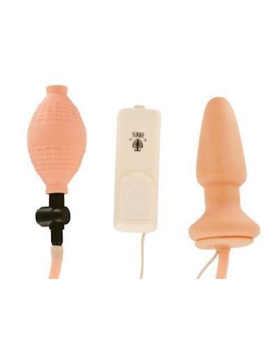 Inflatable Vibrating Anal Plug