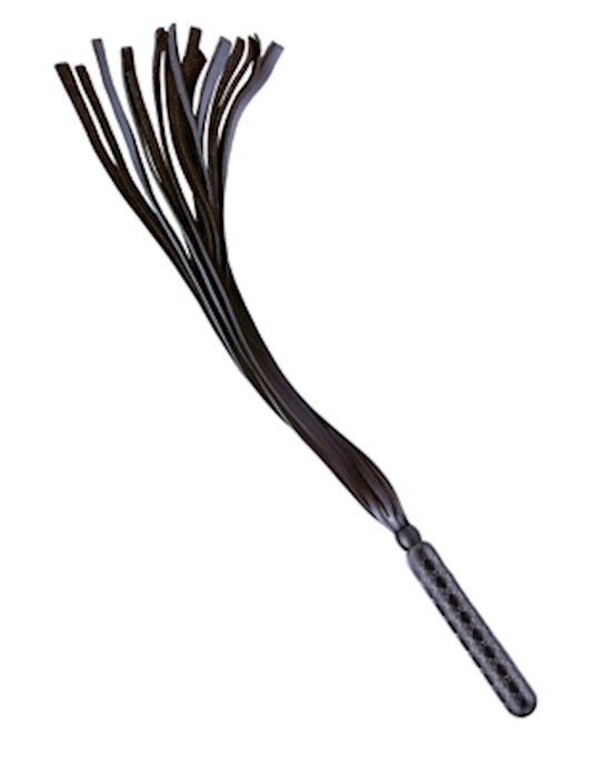 Black Glass Handle Whip