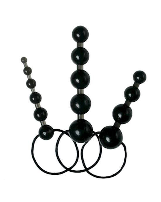 Tripled Anal Beads Set