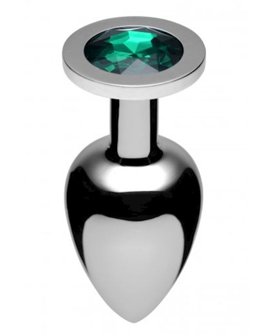 Large Jewel Butt Plug Emerald