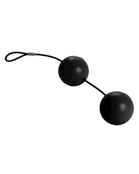 Super Sized Silicone Benwa Balls Black