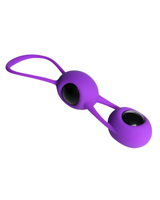 Purple Silicone Interchangeable Ben Wa Balls