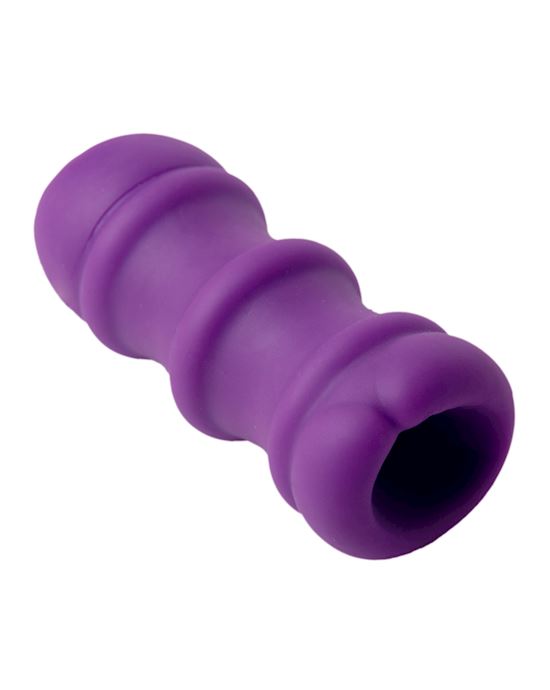 Purple Passion Thick Ribbed Stroker