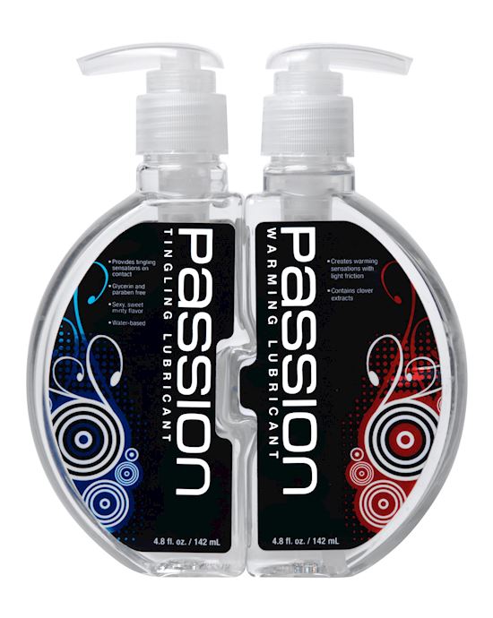 Passion Warming And Tingling Lube Combo 96 Oz