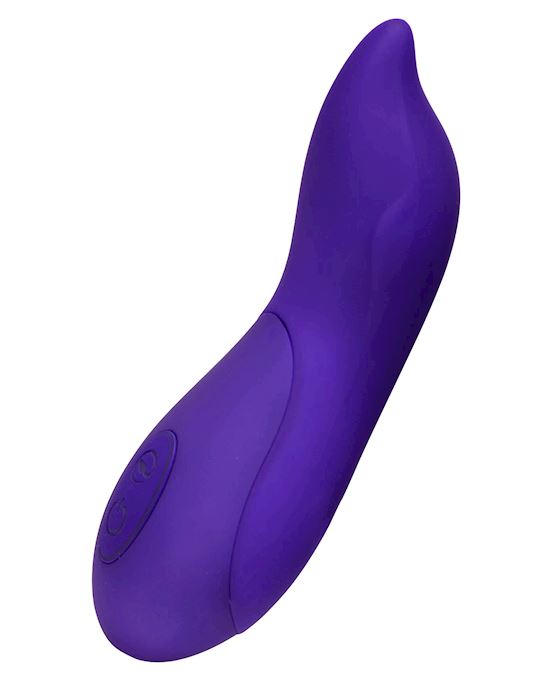 Royal Purple Silicone Pointer Vibe