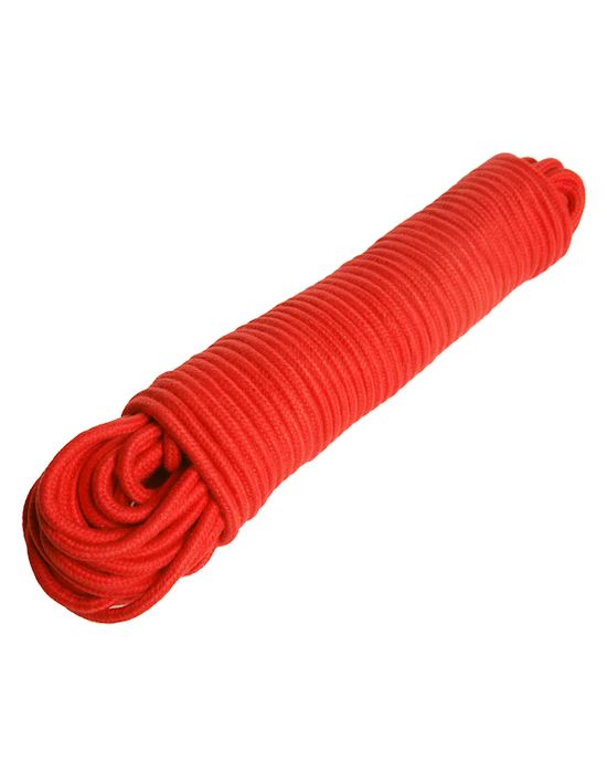 96 Foot Cotton Bondage Rope Red