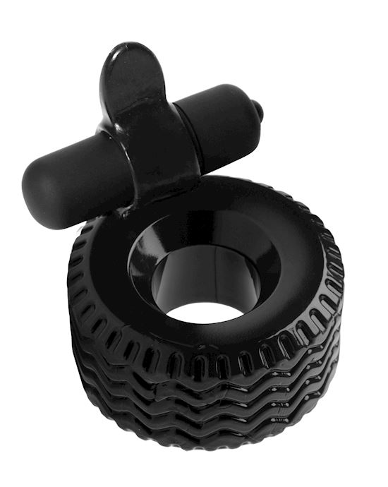 Tread Ultimate Tire Cock Ring With Clit Stimulator