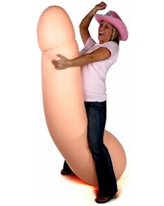 Bounce Back Bob 6 Foot Inflatable Penis