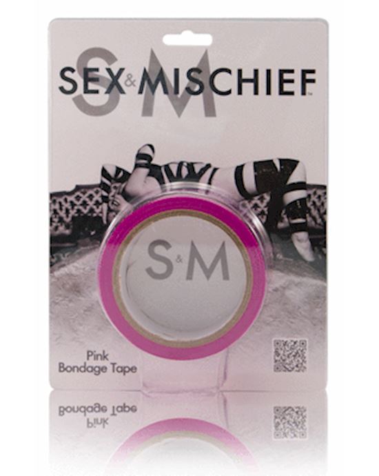 Sex & Mischief Bondage Tape Hot Pink
