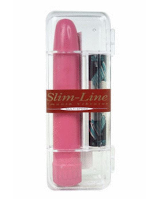 Slimline With Battery Lavender Plastic Box
