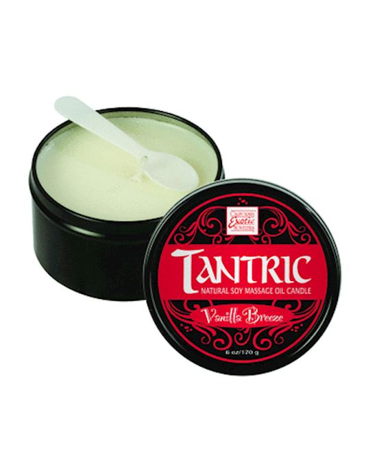 Tantric Vanilla Breeze Massage Oil Candle