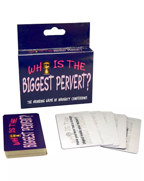 Who is the Biggest Pervert Card Game