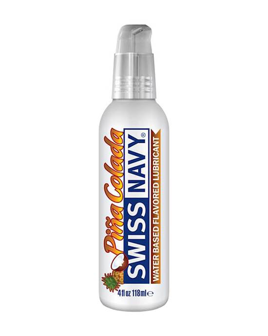 Swiss Navy Water Base Flavored Lubricant Pina Colada 4oz 118ml