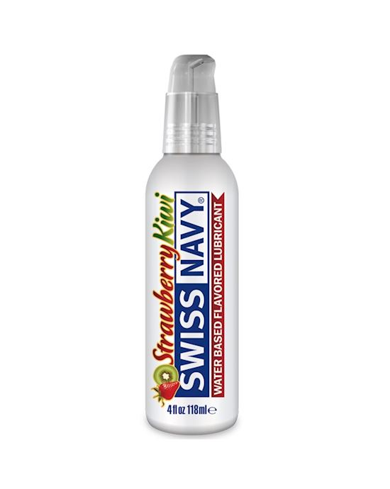 Swiss Navy Flavored Lubricant Strawberry Kiwi 4oz 118ml