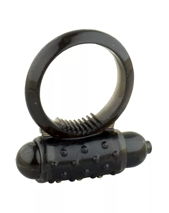 Black Stallion Snug fit Vibrating Cock Ring