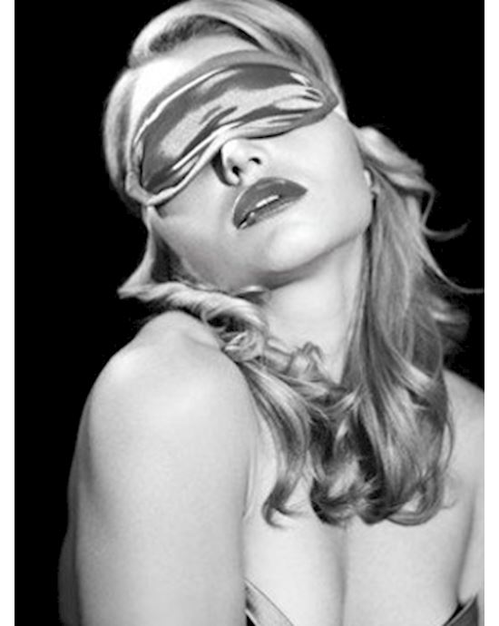 Sex & Mischief Grey Satin Blindfold